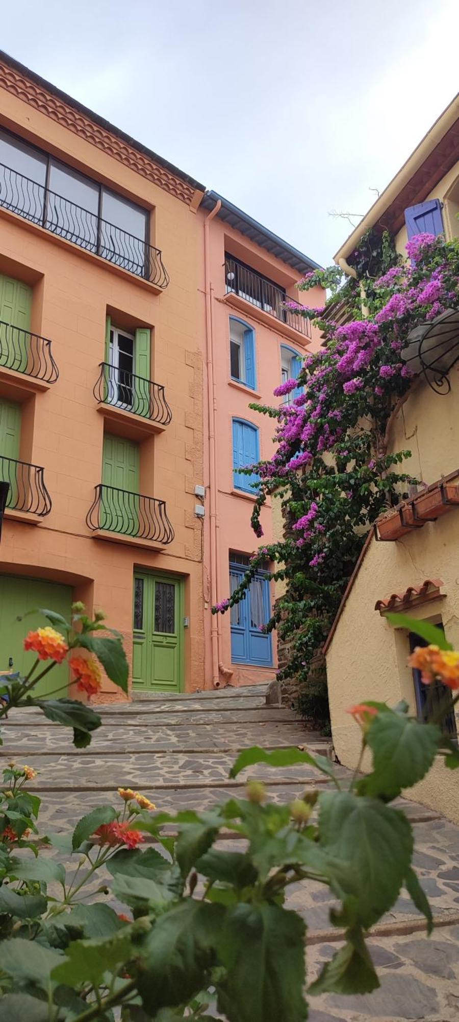 Le Mirador Duplex Avec Vue Mer, Clim Et Garage Apartment Collioure Exterior photo